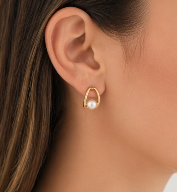 Pendientes Oro 9 quilates 375 Perla