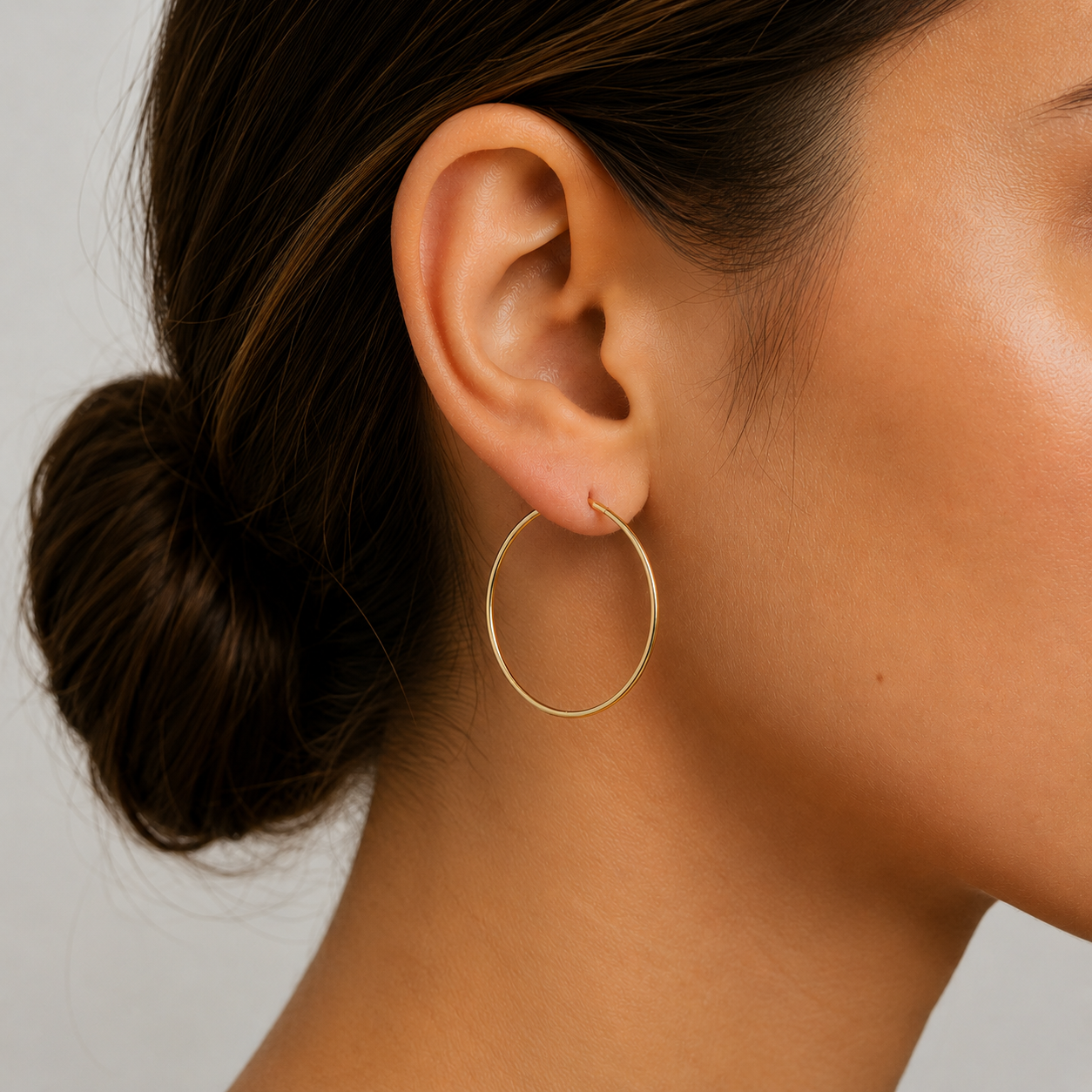 Pendientes Oro 9 quilates 40mm