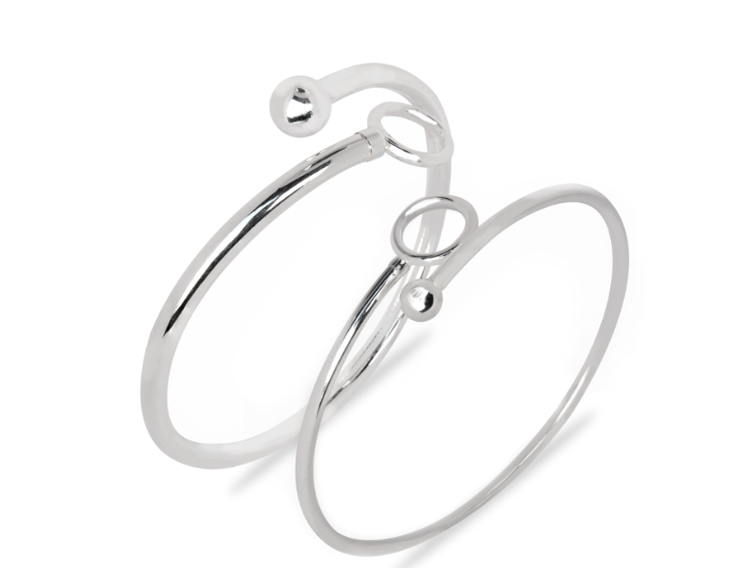 Brazalete de Plata 925 – 65 mm