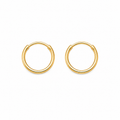 Pendientes Oro 18 quilates Aro 10mm