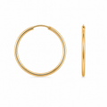 Pendientes Aros Oro 18 quilates 750 28mm