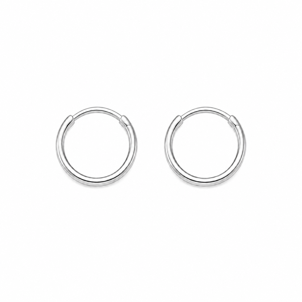 Pendientes Aros de Plata 925 15mm