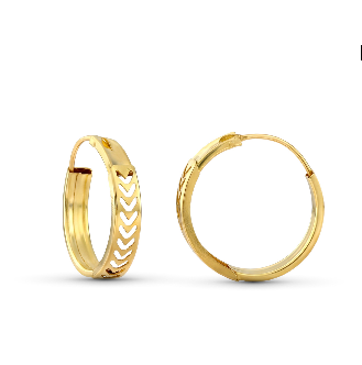 Pendientes Oro 9 kilates Aros
