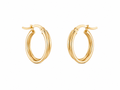 Pendientes Oro 18 kilates 750 Ovalados