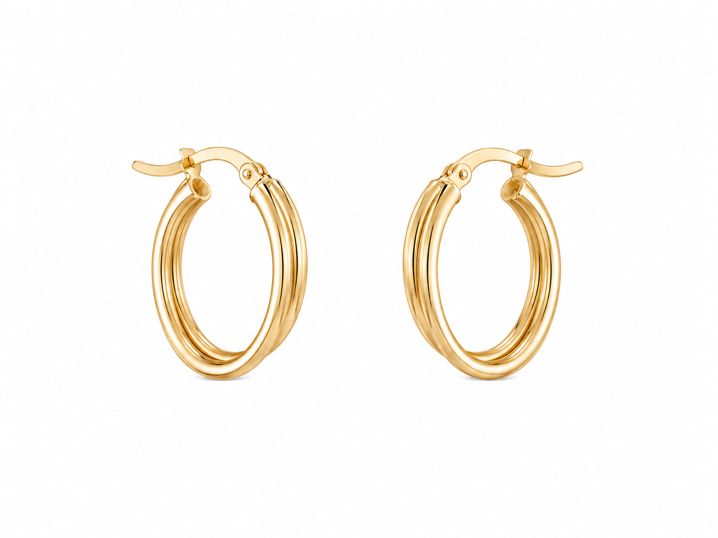 Pendientes Oro 18 kilates 750 Ovalados