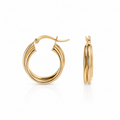 Pendientes Oro 18 quilates Triple