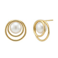 Pendientes de Oro 18K con Perla