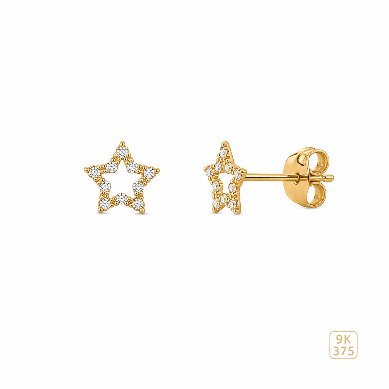Pendientes Oro 9 quilates 750 milésimas