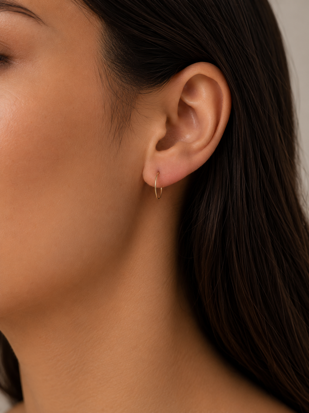 Pendientes Aros 9 quilates 375 16mm