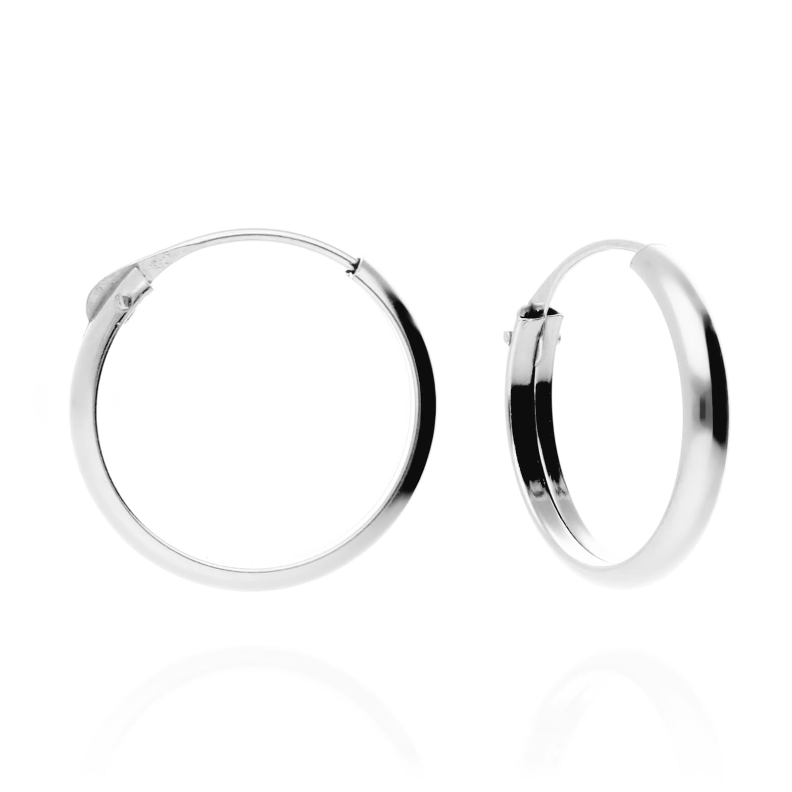Pendientes Aros de Plata 925 16mm