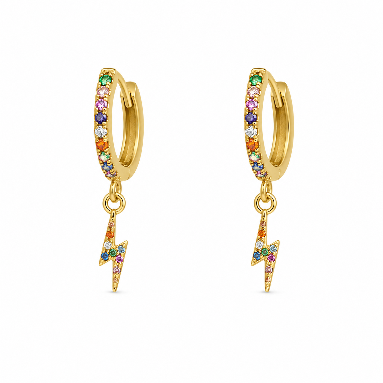 Pendientes Plata 925 Bañados en Oro