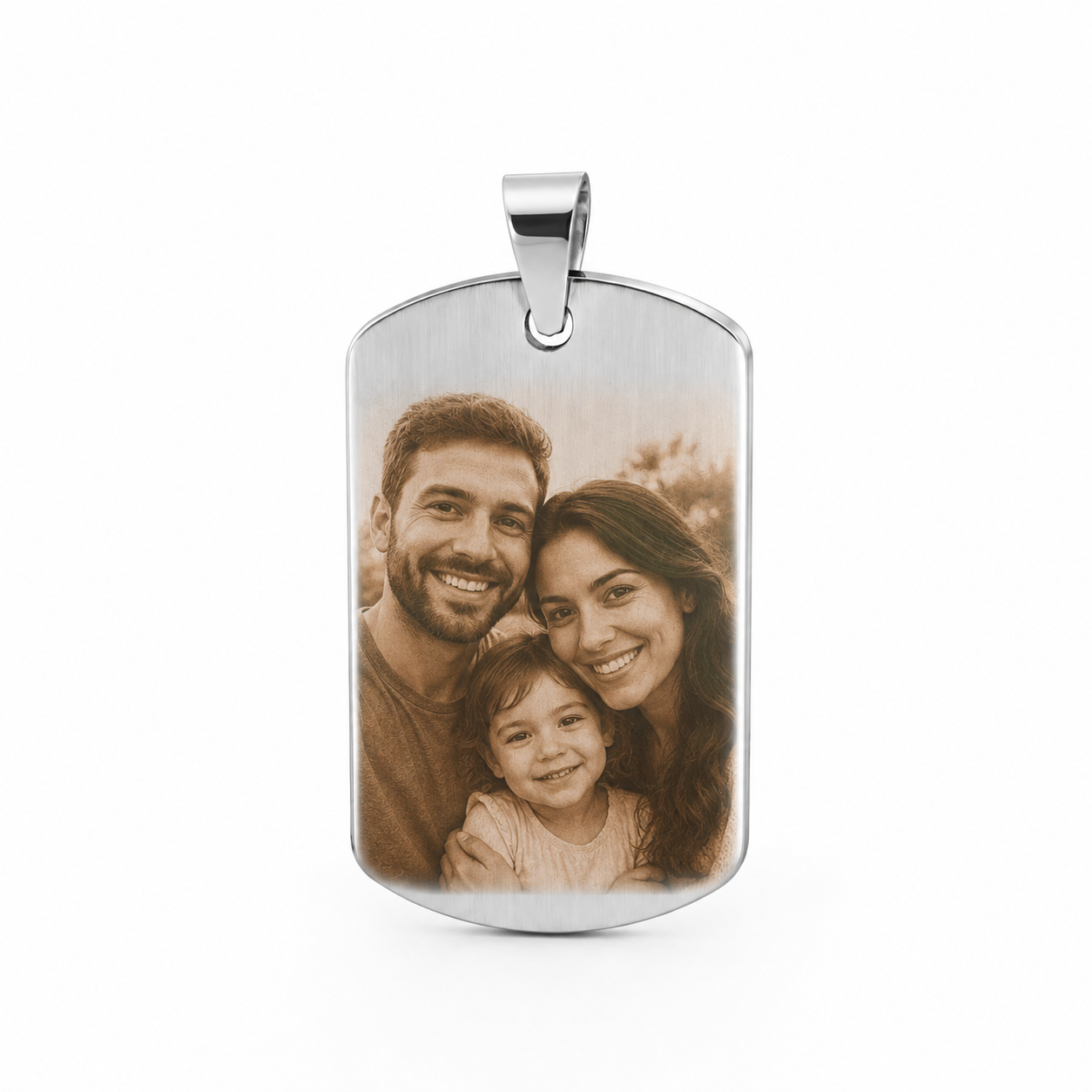 Colgante Acero Personalizado Fotoláser