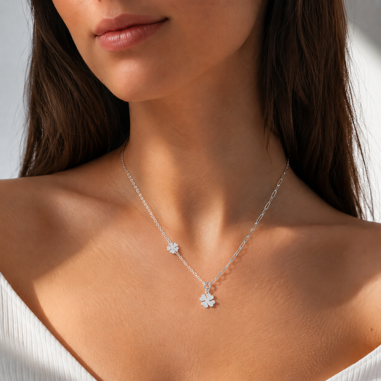 Colgante Plata 925 Trébol