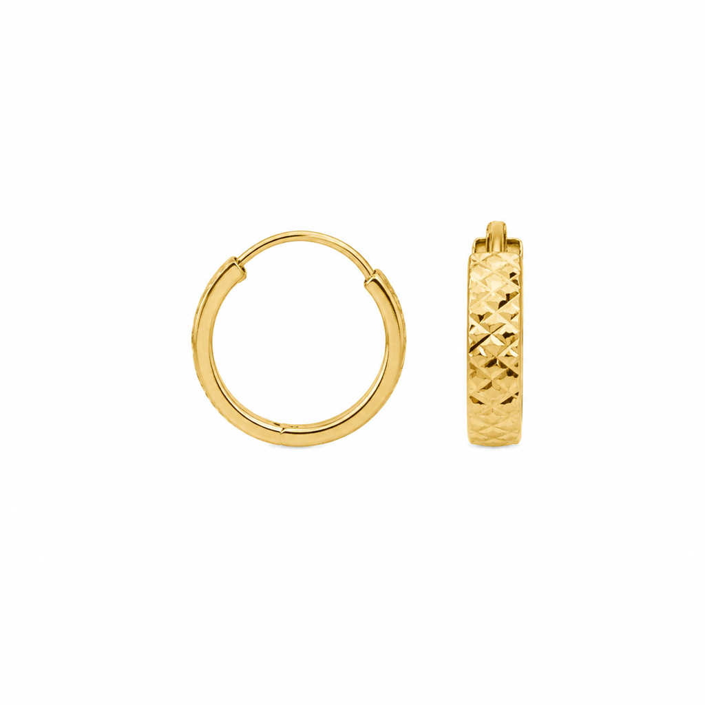 Pendientes Aros Oro 18 kilates 750