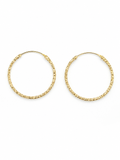 Pendientes de aro de Oro 18 kilates 750