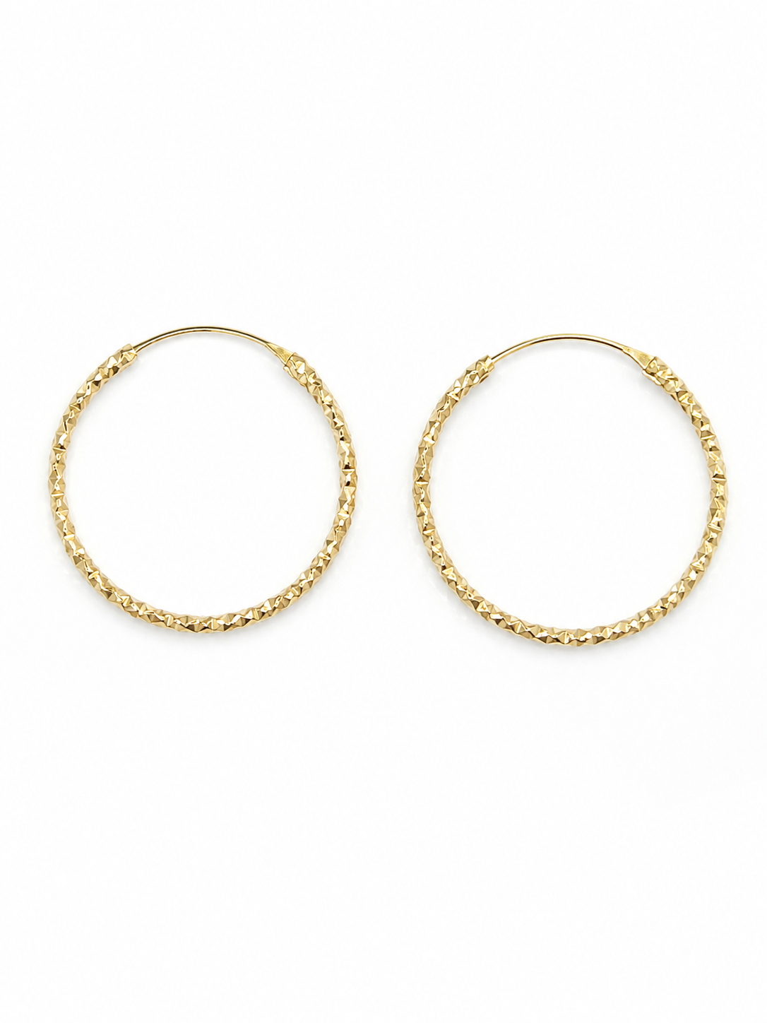 Pendientes de aro de Oro 18 kilates 750