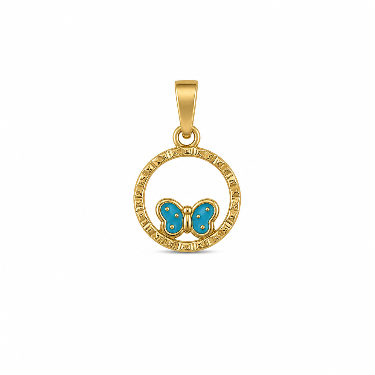 Colgante Oro 18 quilates 750 Mariposa