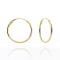Aros Oro 14 quilates 10mm