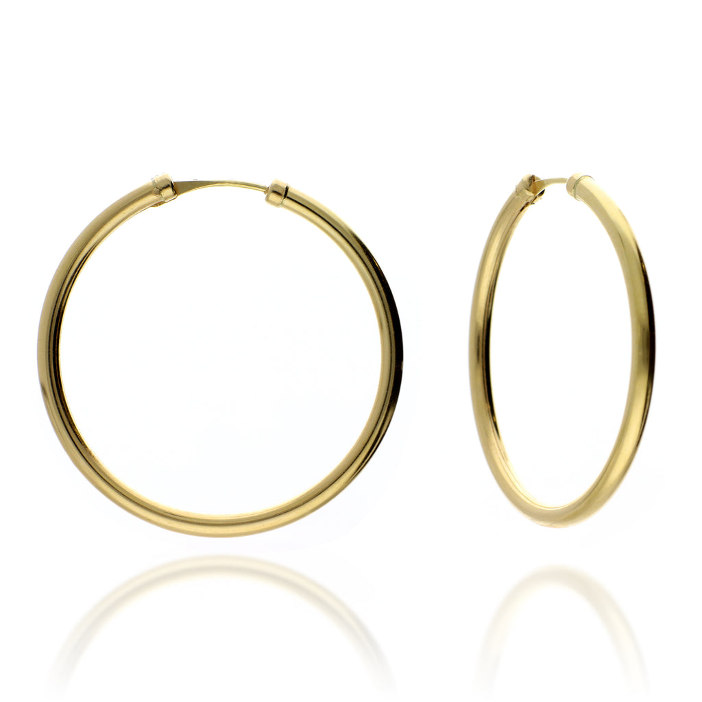 Aros Oro 9 kilates 50mm