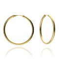 Aros Oro 9 kilates 50mm