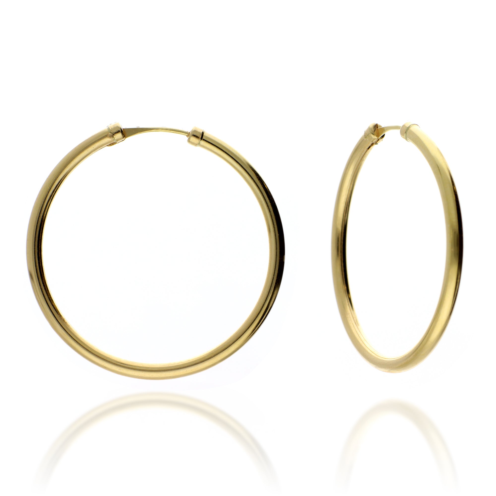 Aros Oro 9 kilates 50mm