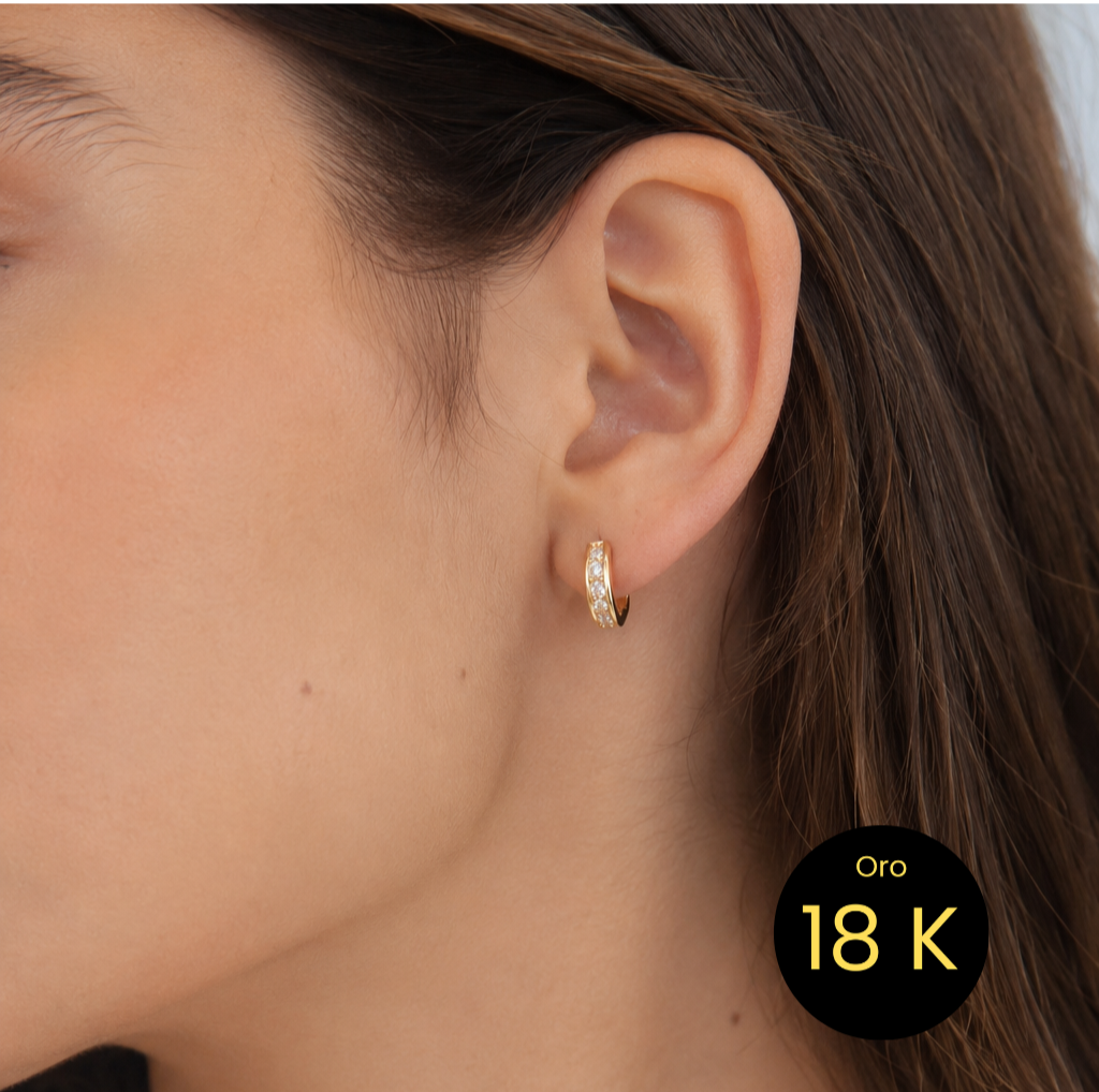Pendientes Oro 18 quilates 750