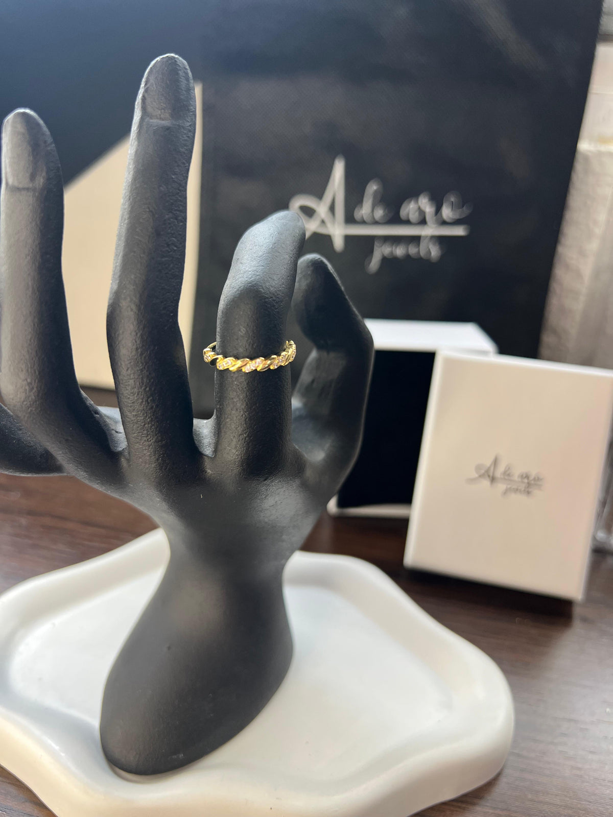 Anillo de Plata 925 Bañado en Oro
