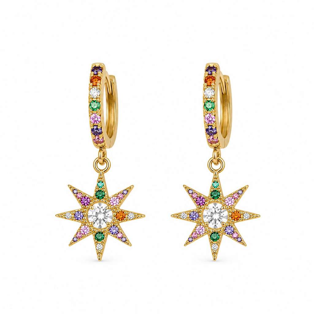 Pendientes Plata 925 Bañados en Oro