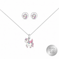 Conjunto Infantil Plata 925 Unicornio