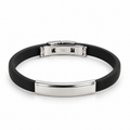 Pulsera de acero inoxidable lisa