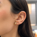 Pendientes de Oro de 18 Quilates con Circonitas