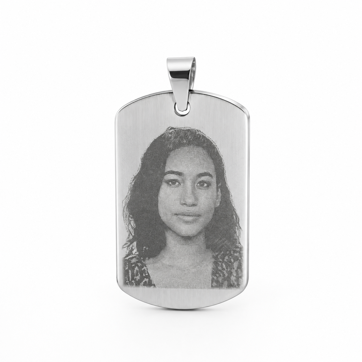 Colgante Acero Personalizado Fotograbado