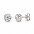 Pendientes de Plata 925 con Circonitas Blancas