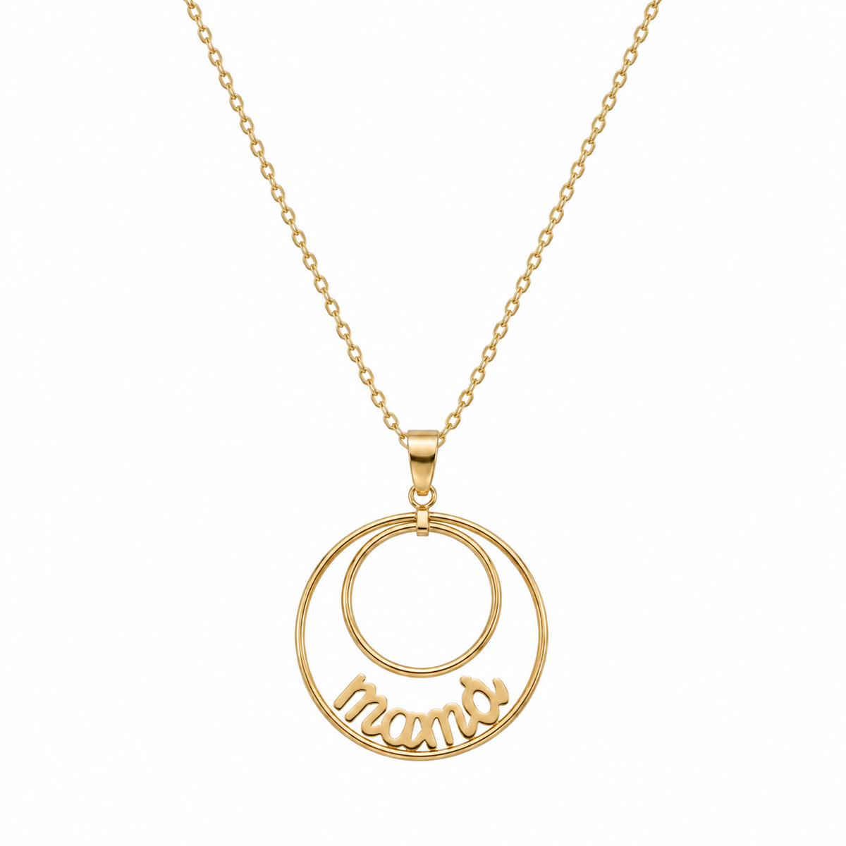 Colgante de Oro 9 Quilates “Mamá” 20 mm