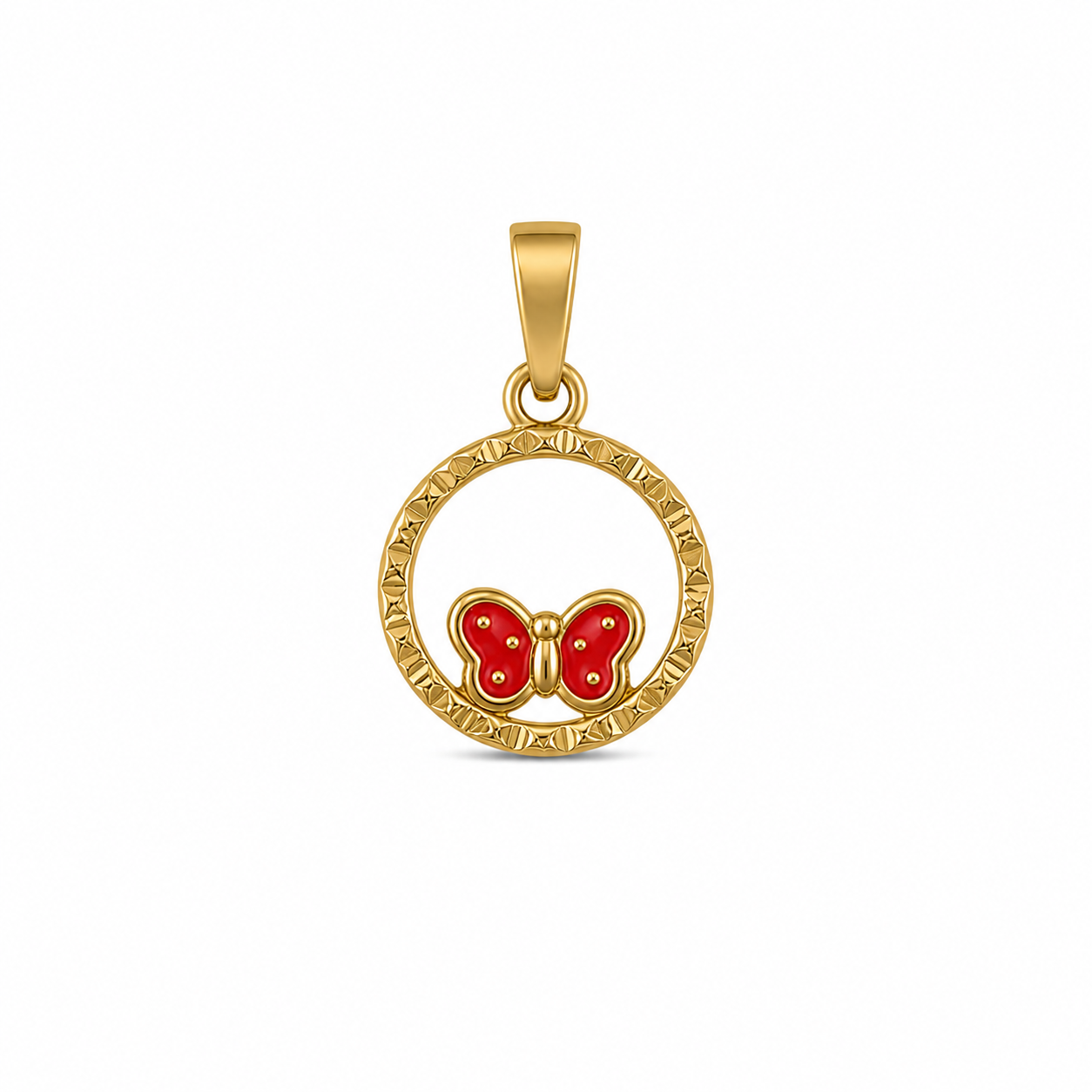Colgante Oro 18 quilates 750 Mariposa