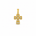 Colgante Cruz Oro 18 quilates 750