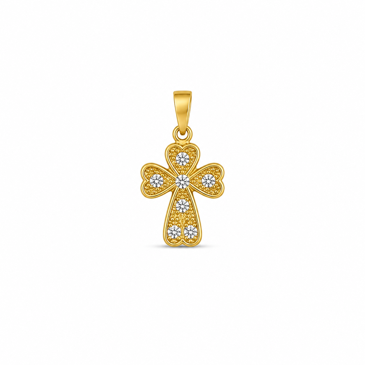 Colgante Cruz Oro 18 quilates 750