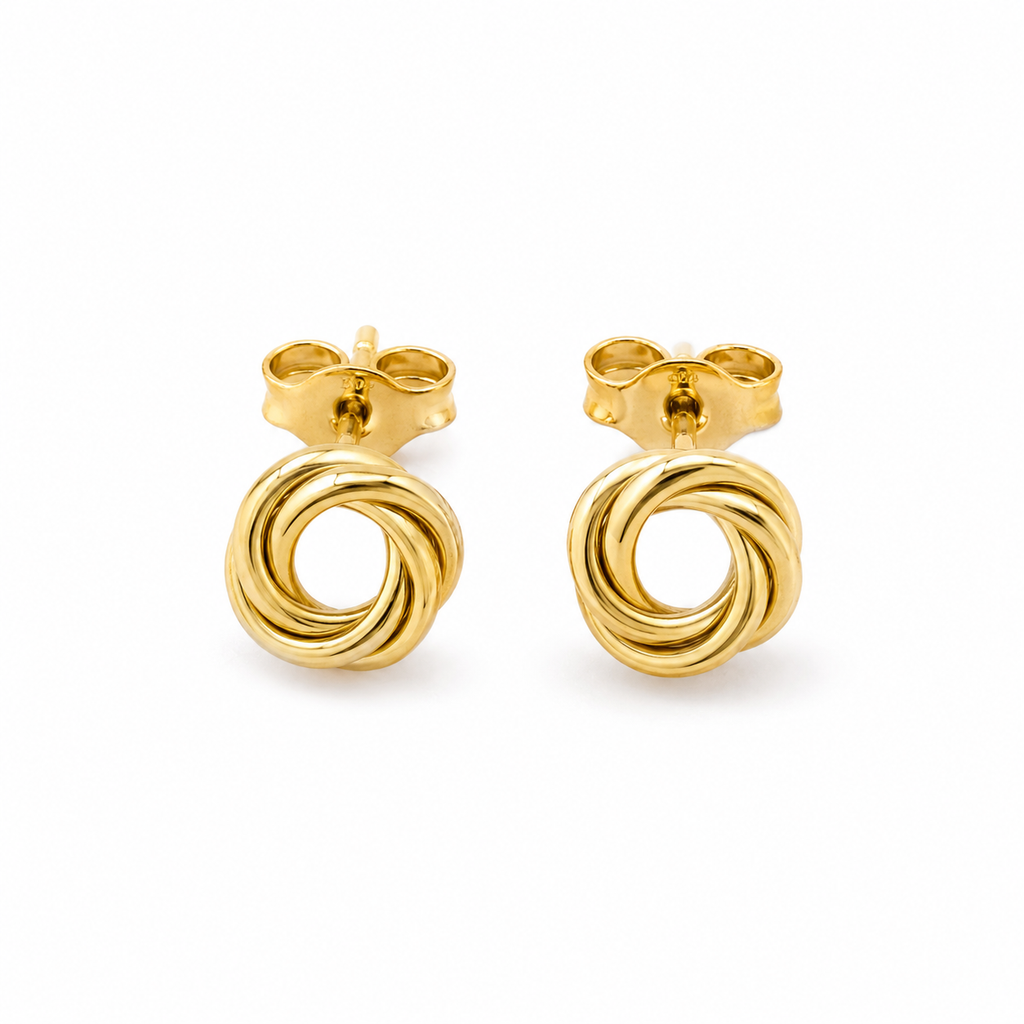 Pendientes Oro 9 kilates Nudo